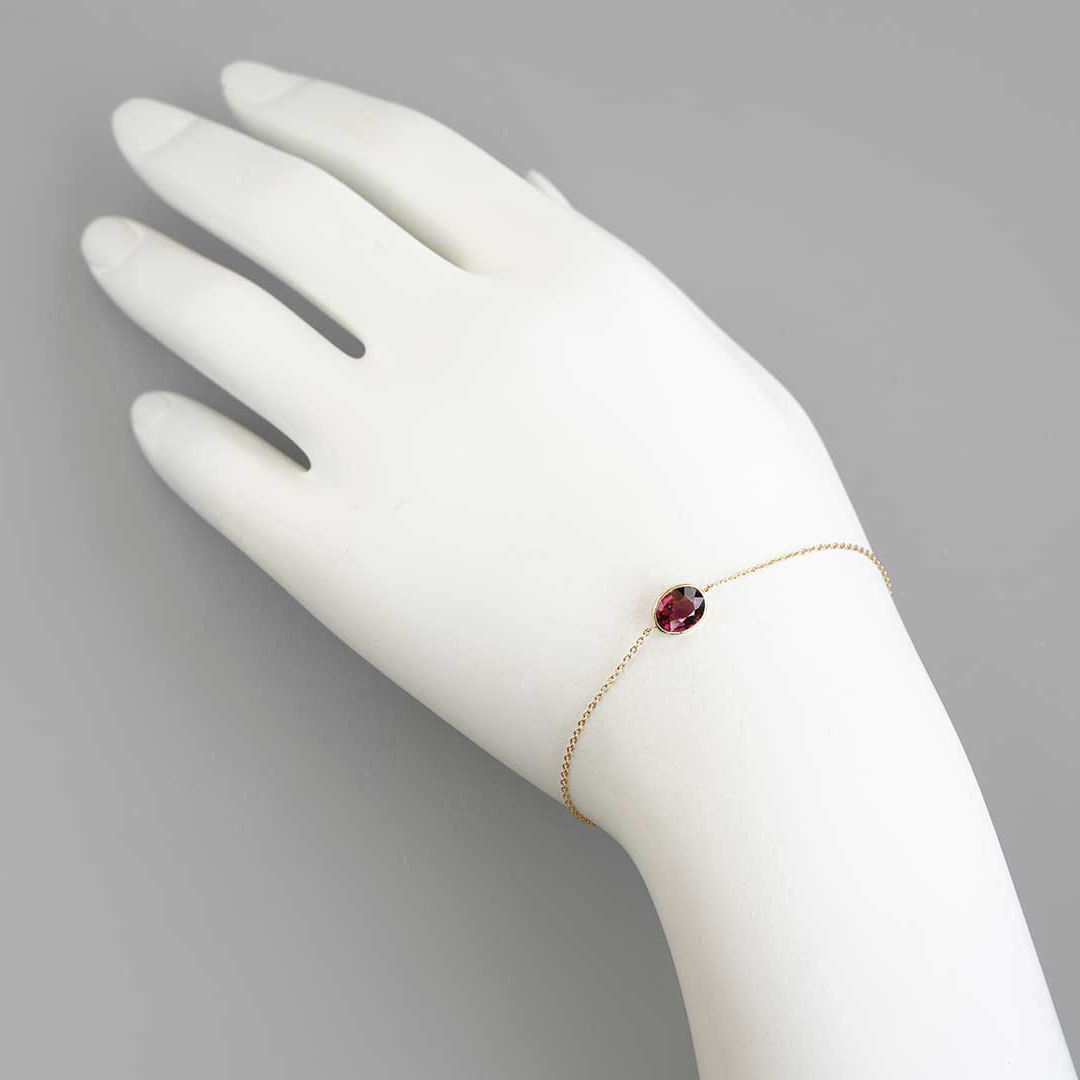 Grape garnet bracelet 1.54 /グレープガーネット | Hariqua