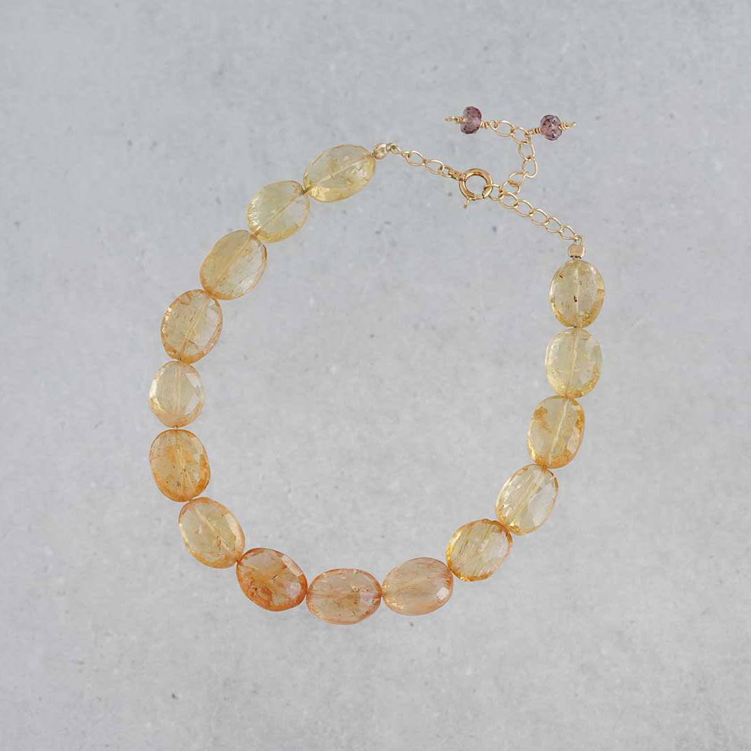 Imperial topaz bracelet /インペリアルトパーズ | Hariqua 