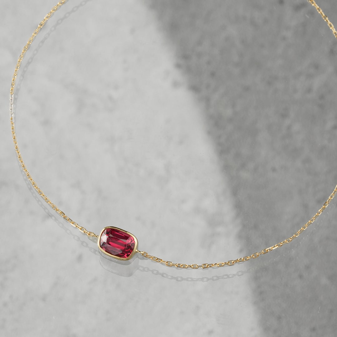 Red spinel bracelet 0.53 /レッドスピネル