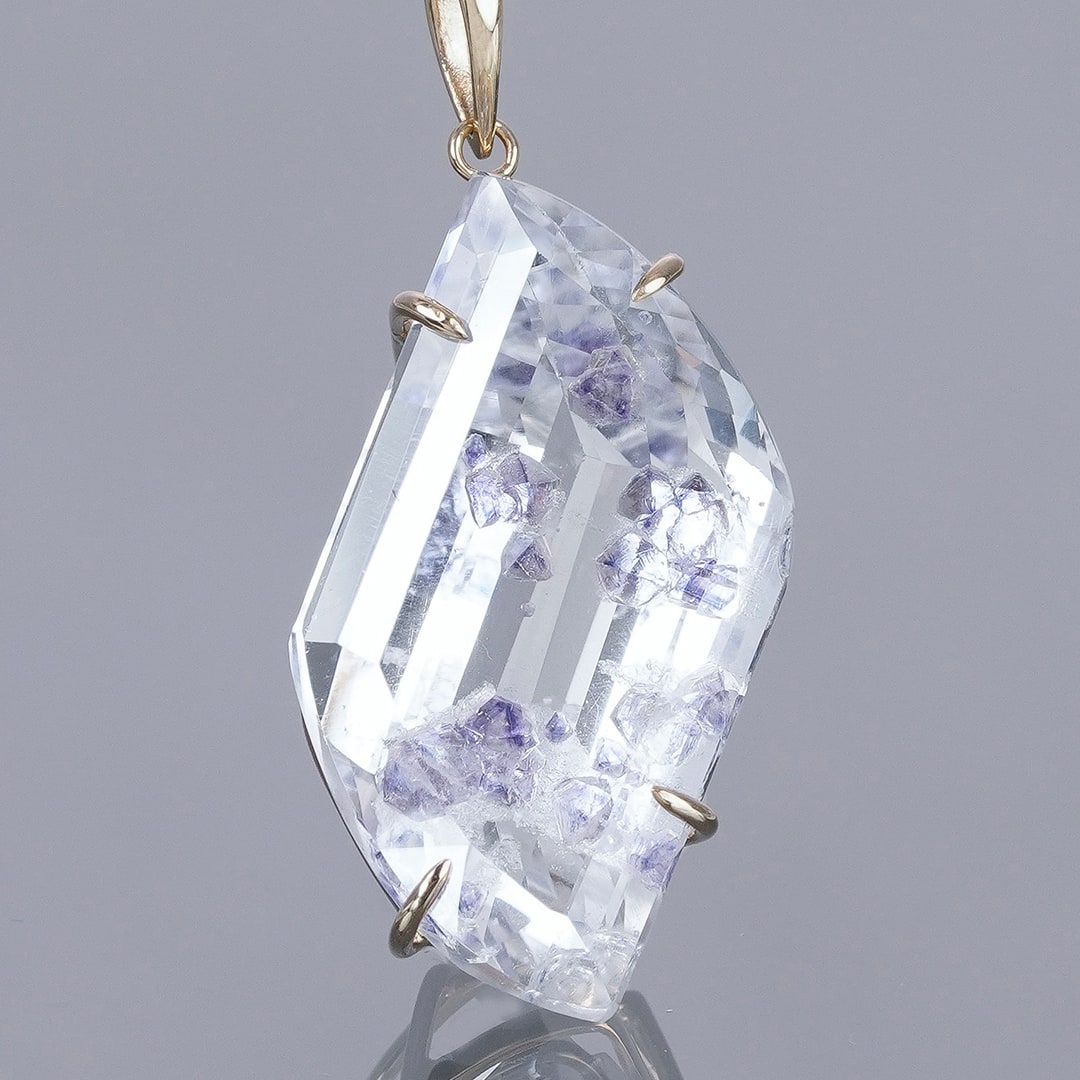 Fluorite in quartz charm 14.24 /フローライト・イン・クォーツ 