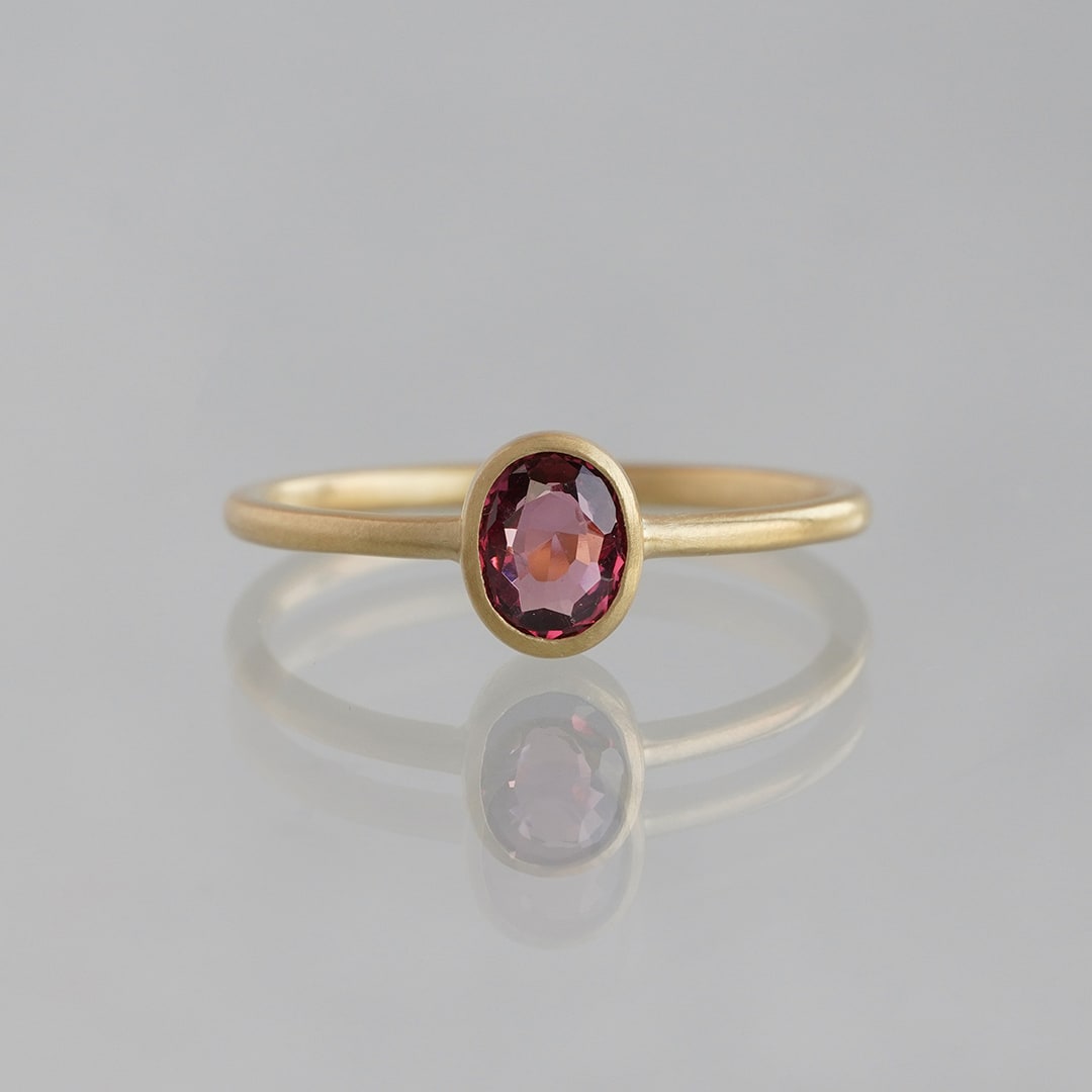 Grape garnet ring 0.50 /グレープガーネット | Hariqua