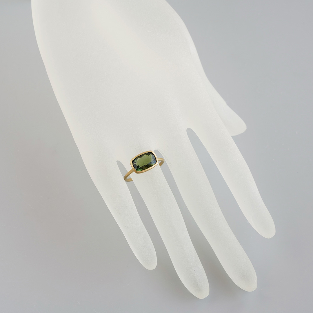 Moldavite ring 2.02 /モルダバイト | Hariqua-パワーストーンジュエリー-