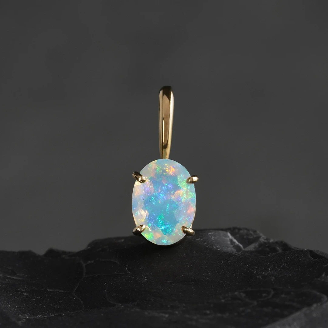 Water opal charm 0.50 /ウォーターオパール | Hariqua-パワーストーン 