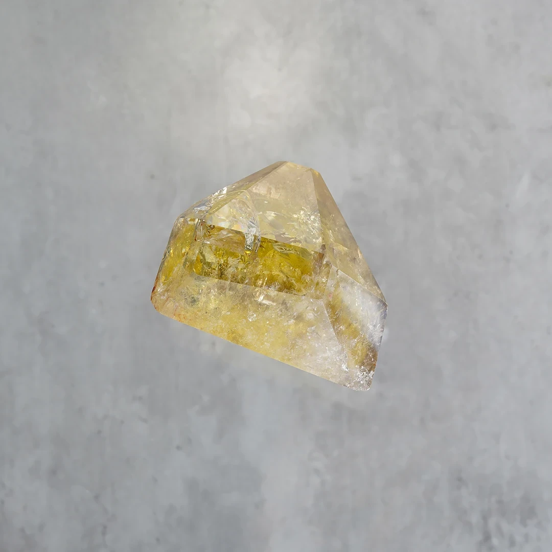 Iris lemon × Smoky quartz 264g /アイリスレモン、スモーキークォーツ
