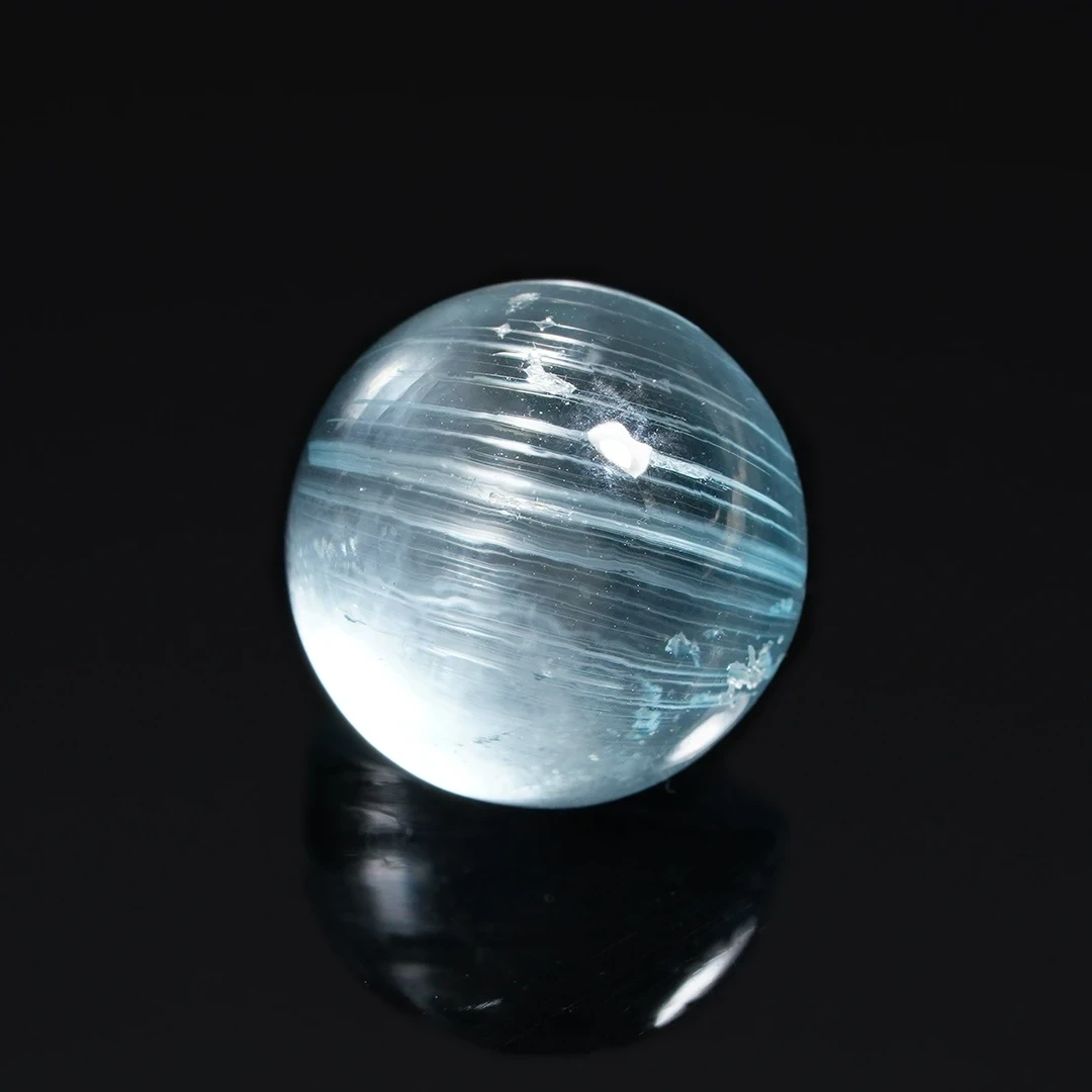 Blue topaz cat's eye 8.69 /ブルートパーズ キャッツ・アイ[セミオーダー/受注生産] |  Hariqua-パワーストーンジュエリー-