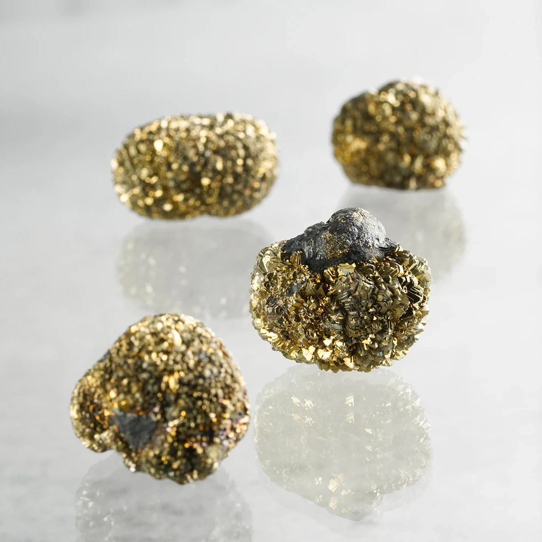 Pyrite × Marcasite 4pcs /パイライト、マーカサイト | Hariqua