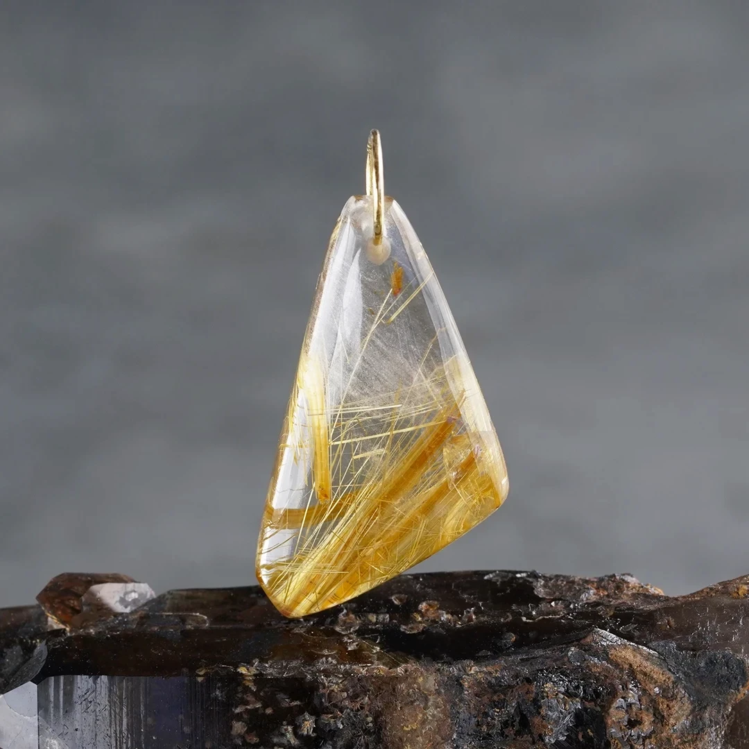 Rutile quartz charm 22.80 /ルチルクォーツ | Hariqua-パワーストーン