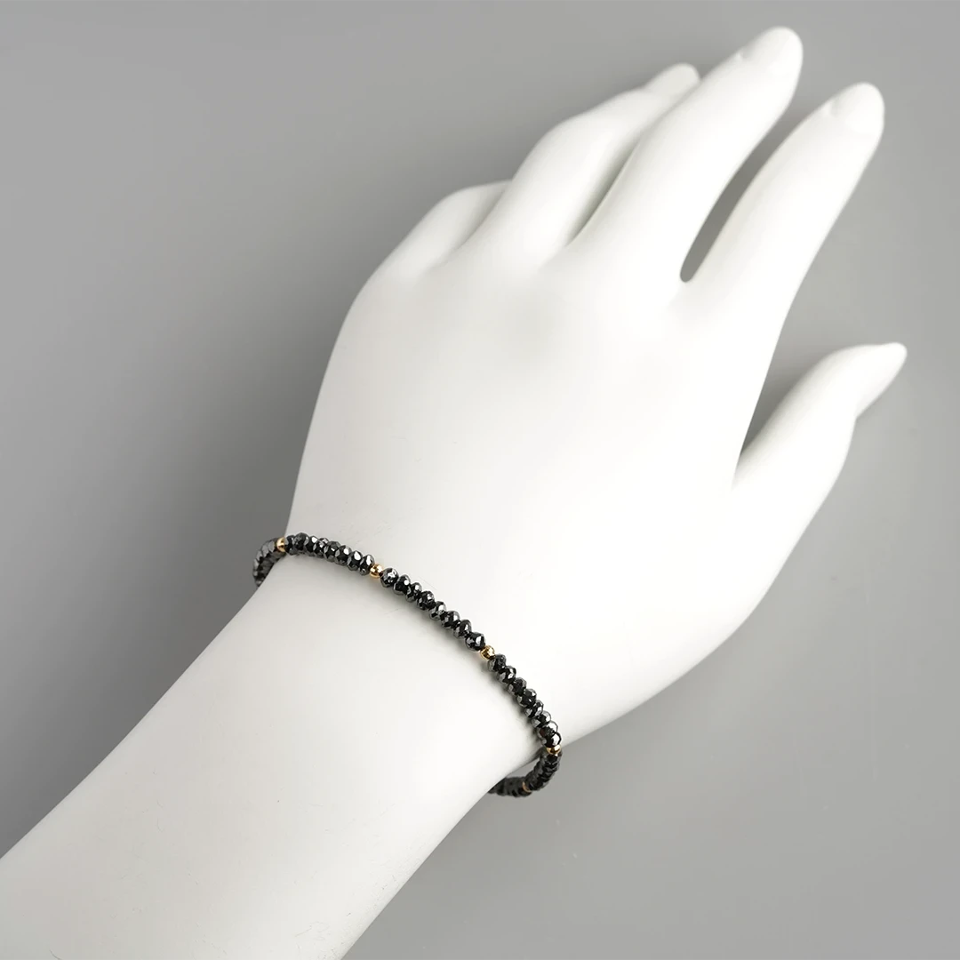 Black diamond bracelet /ブラックダイヤモンド | Hariqua ...