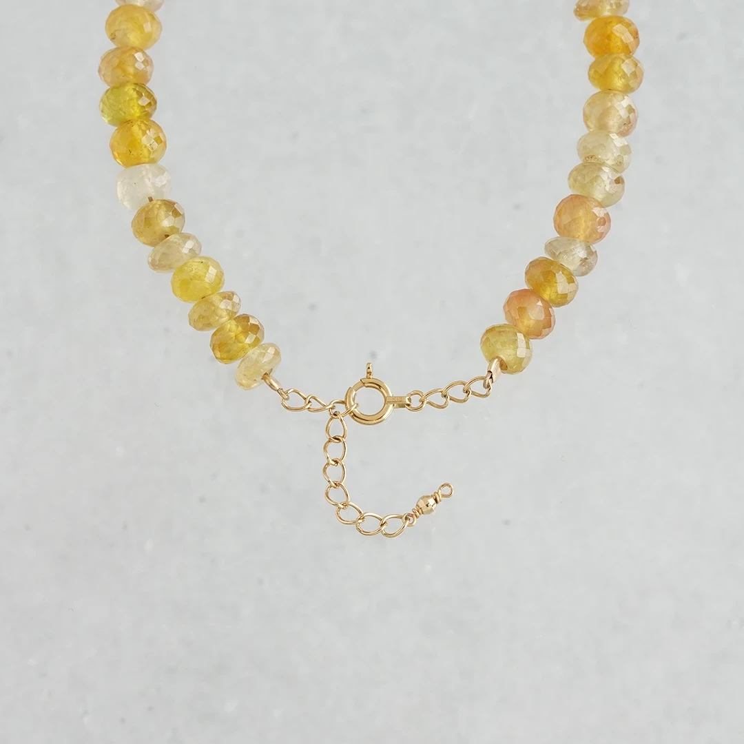 Yellow sapphire bracelet /イエローサファイア | Hariqua-パワーストーンジュエリー-