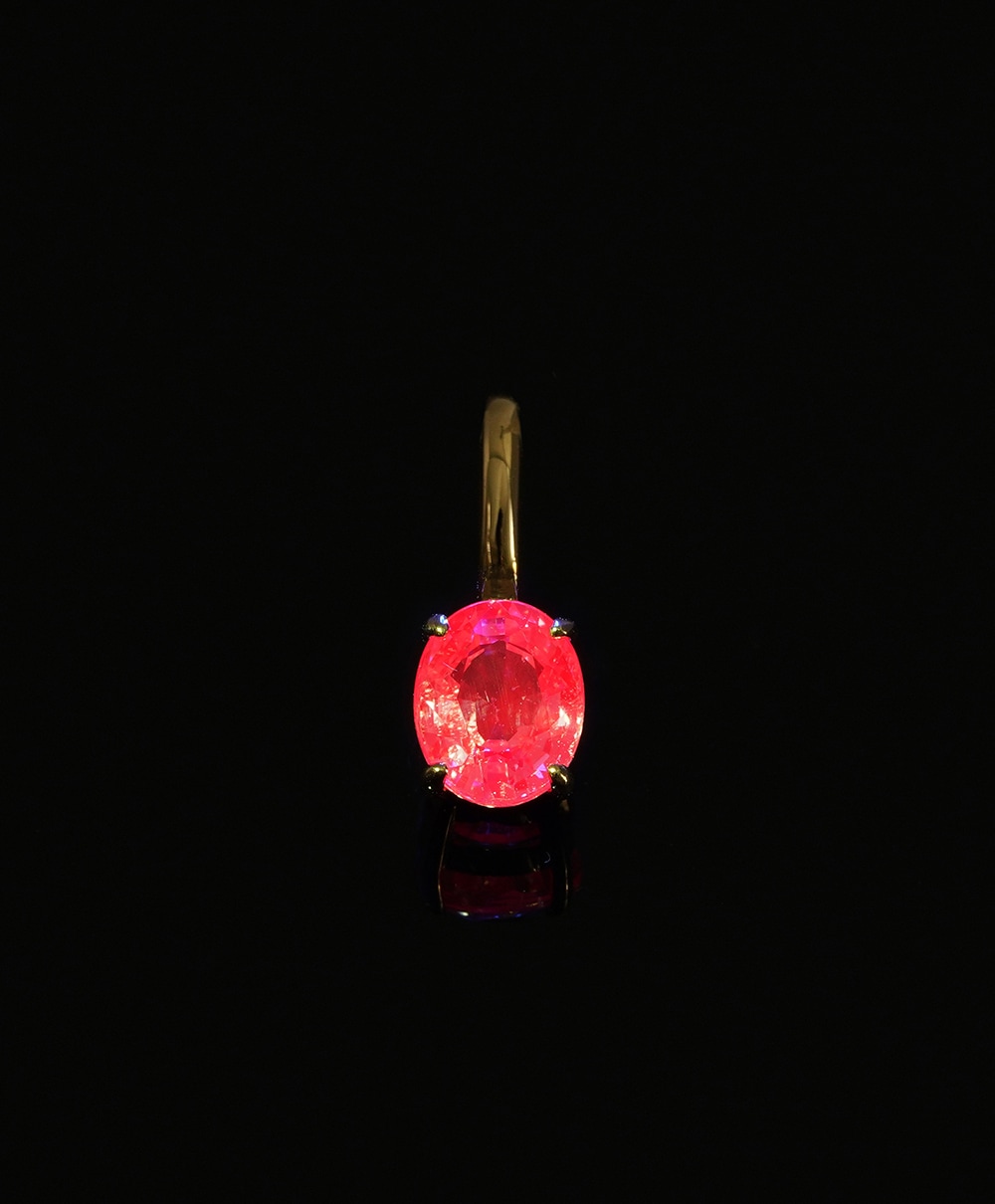 Pink sapphire charm 0.54 /ピンクサファイア | Hariqua