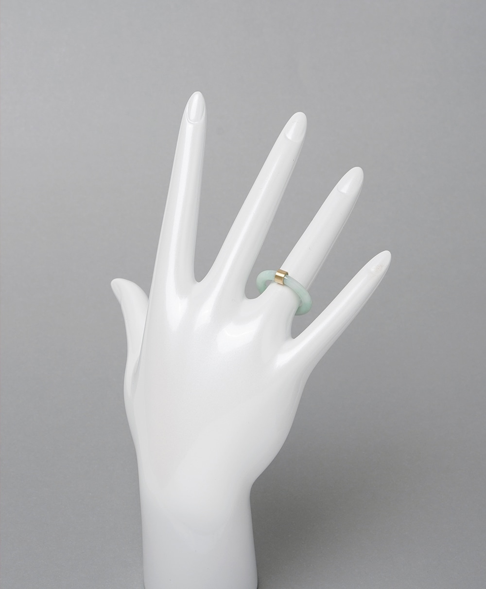 スーパーセール 半額タイムセール Green jade Hariqua | /グリーン翡翠（ジェイド） 8.19 ring アクセサリー