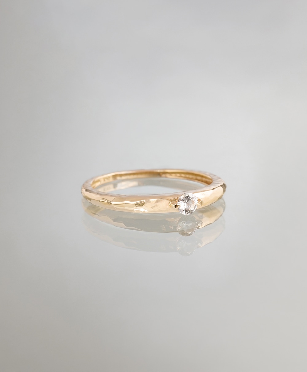 Phenakite two-prong ring /フェナカイト | Hariqua