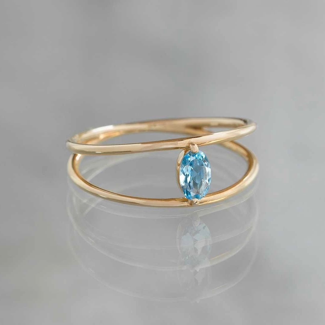 Santamaria Aquamarine ring /サンタマリア・アクアマリン. | Hariqua ...